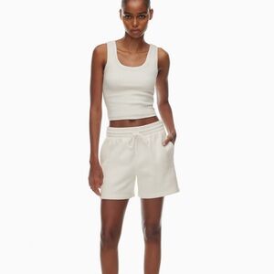 Aritzia Tna Boyfriend Mid Thigh Sweatshort